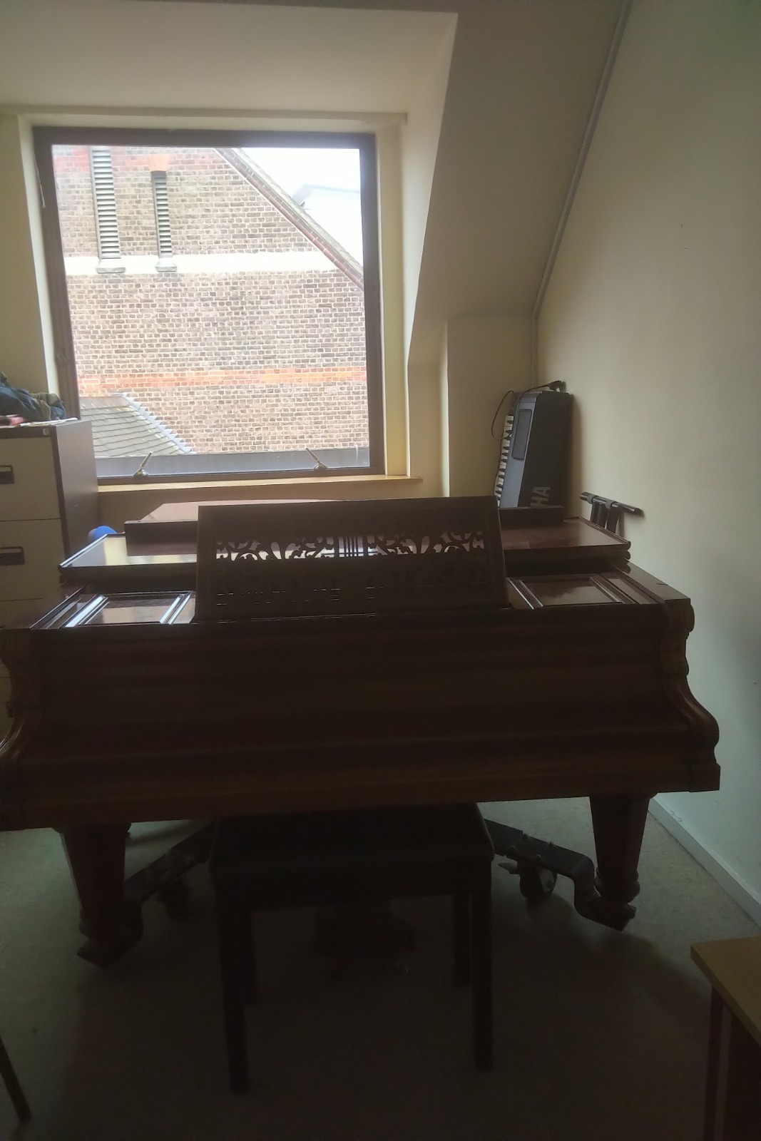 piano practice room